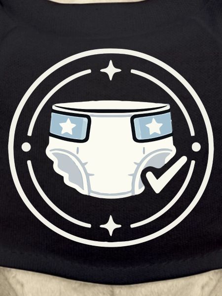 Diaper Duty Badge Shirt