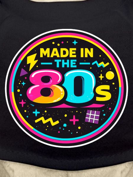 80er Neon Nostalgie Sticker