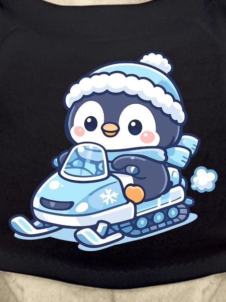 Penguin Snow Sled Magic