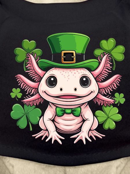 Axolotl in Leprechaun Hat