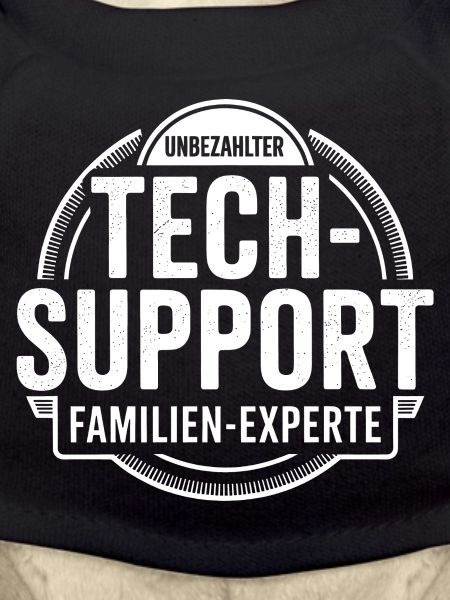 Unbezahlter Tech-Support Badge