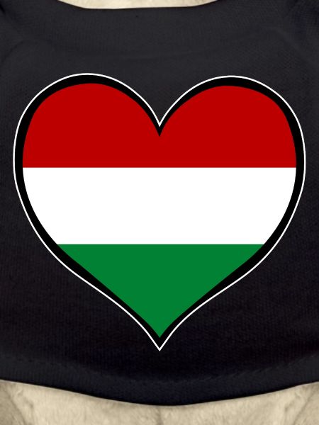 Ungarn Herzflagge