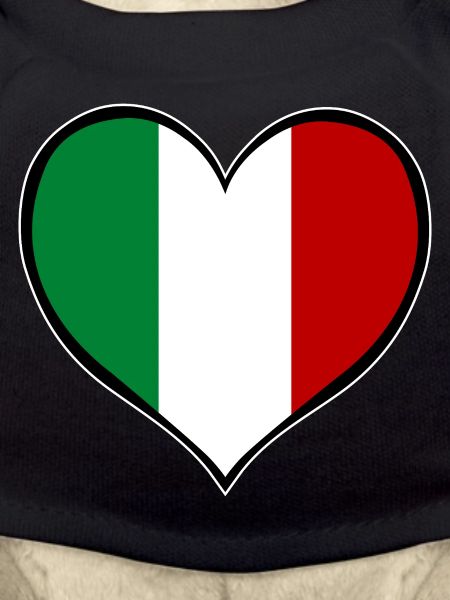 Italy Heart Flag