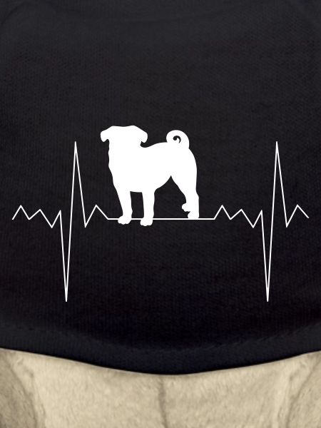 Heartbeat heart rate pug