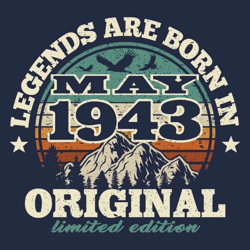 80 years old - legend born in 1943
