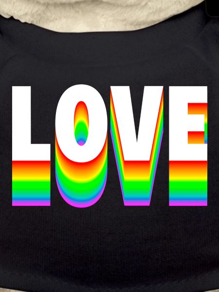 Love Text Rainbow