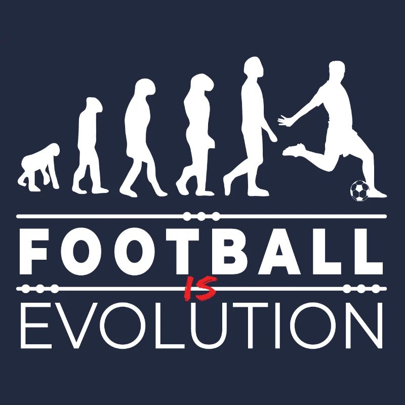 Fußball ist Evolution - Message Humor Parodie