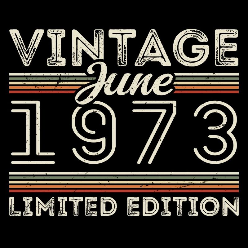 June 1973 June Birthday Present June 1973