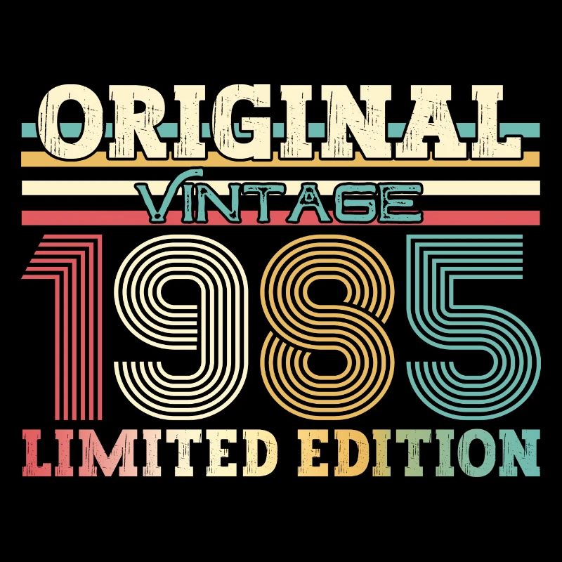 Original 1985 Millésime 1985 Anniversaire 1985