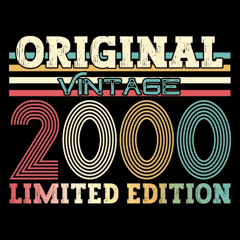 Original 2000 Vintage 2000 24th Birthday 2000