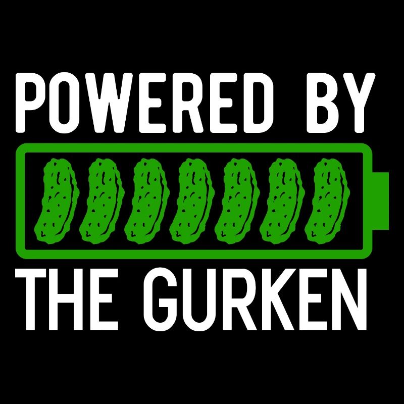 Powered by the Gurken eine Batterie mit Gurken