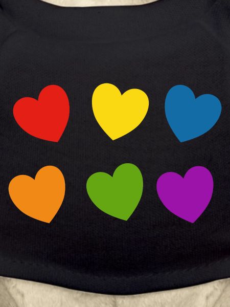 Rainbow hearts Pride