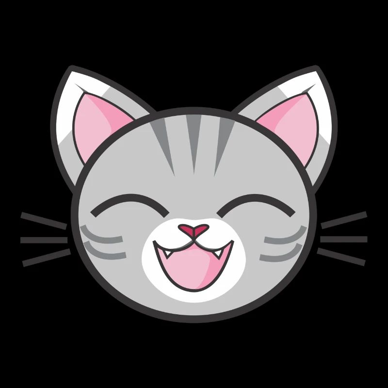 Lachende Katze