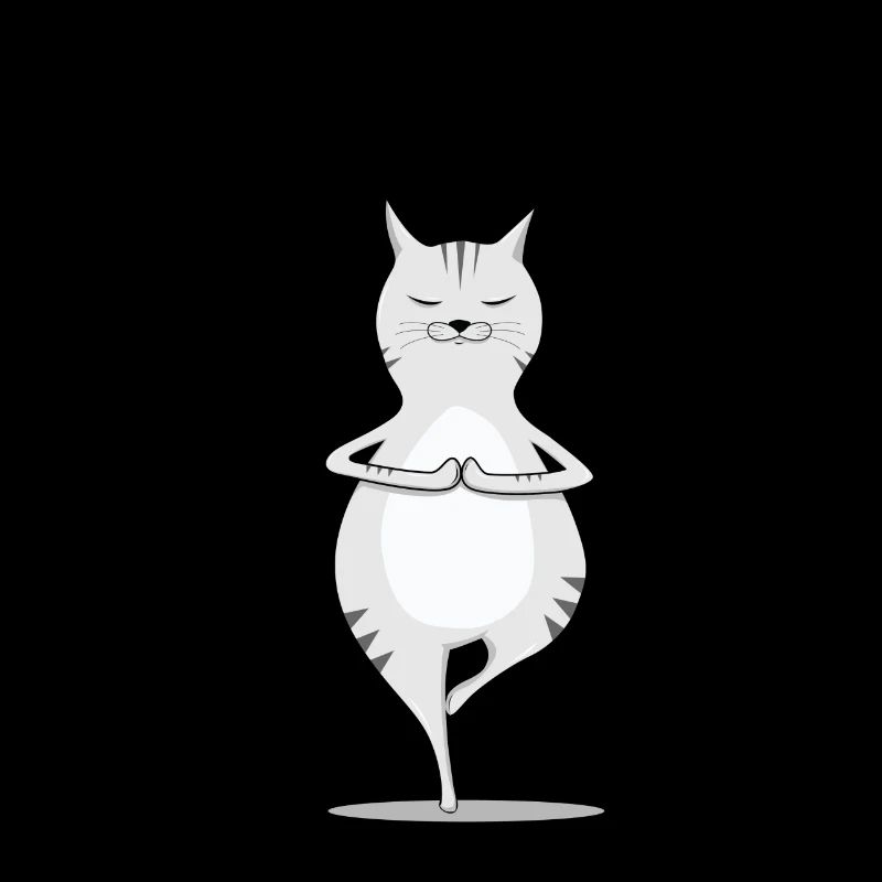 Chat de yoga !