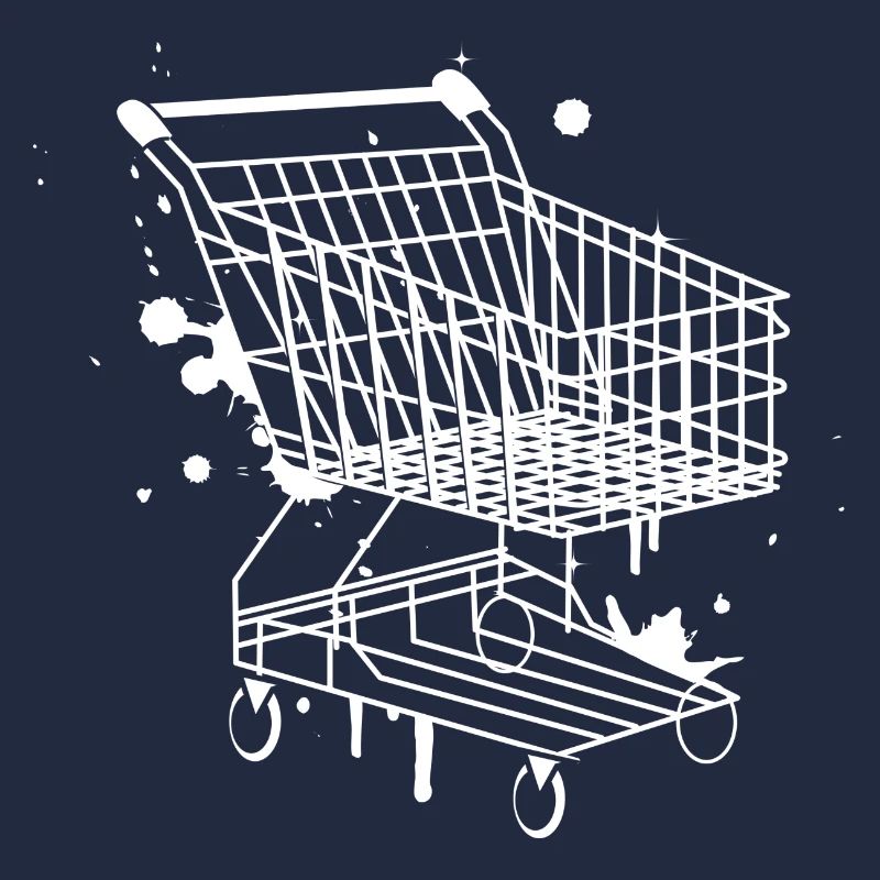 Panier d'achat graffiti