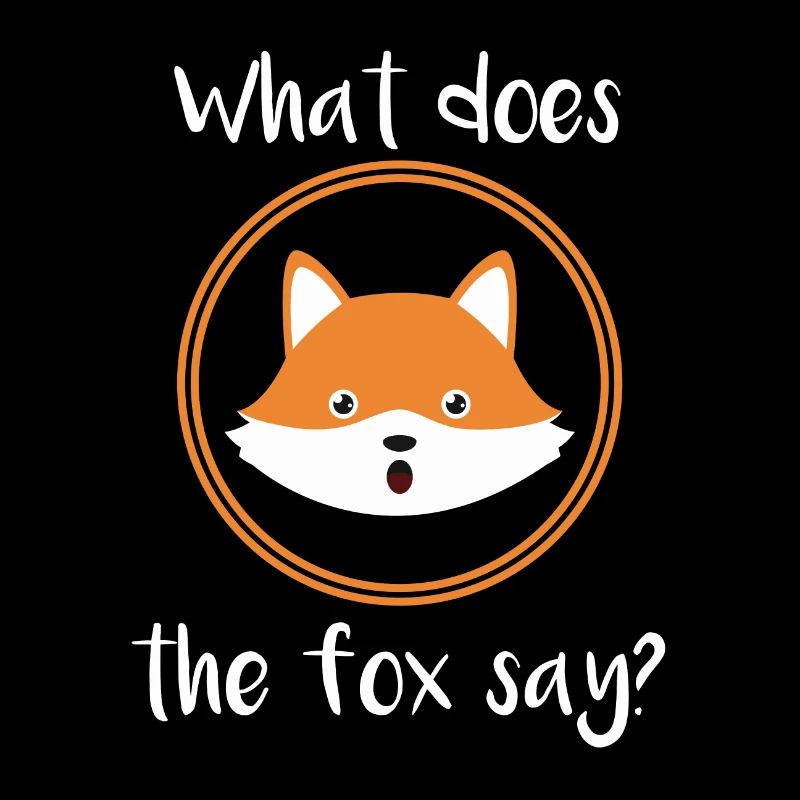 Ce que le renard dit comique idée mignonne de cadeau