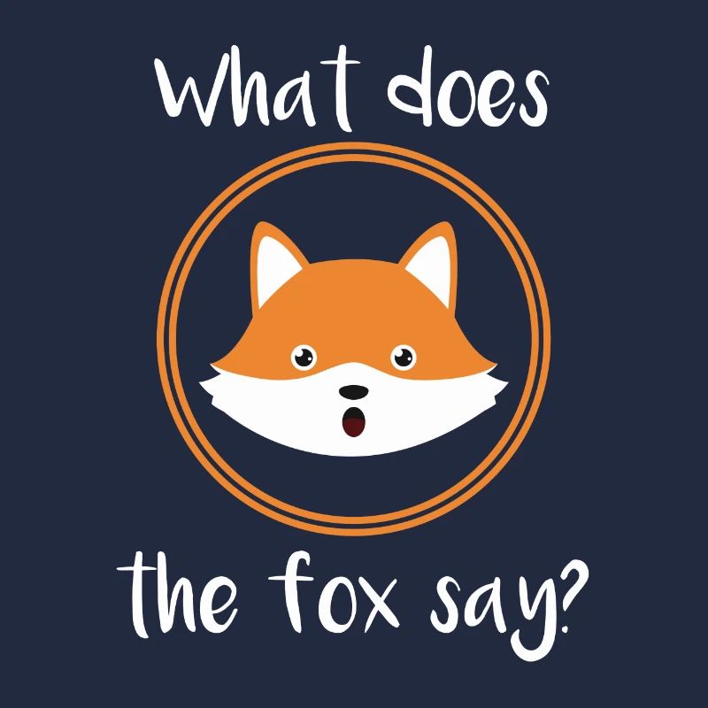 What does the fox say cute gift comic idea