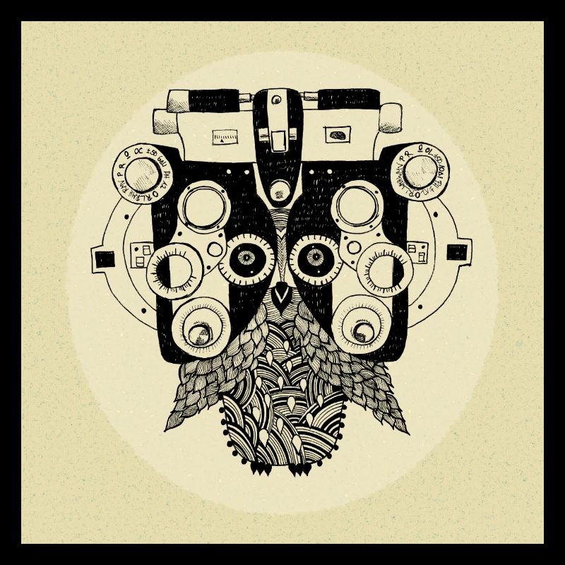 Phoropter Owl Poster