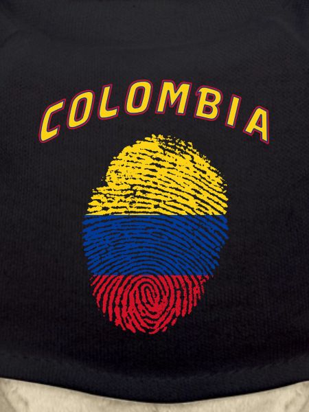 Colombie Empreinte digitale / Cadeau drapeau