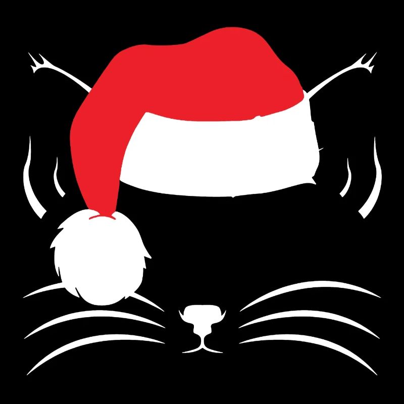 Chemise de chat de noël