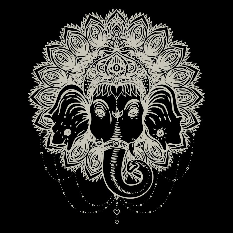 Sak Yant Thai Tattoo Elefant Cooles Geschenk