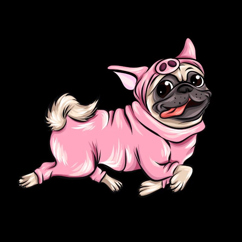 Jogging Running Pig Dog Training Gift