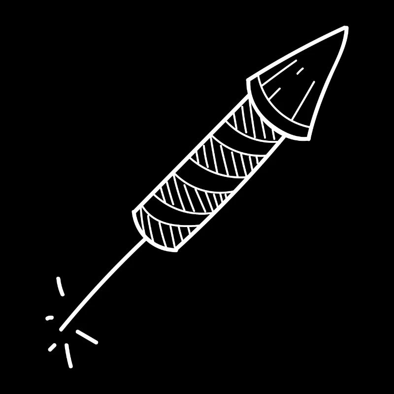 Rakete Silvester Neujahr Neues Jahr Geschenk Idee