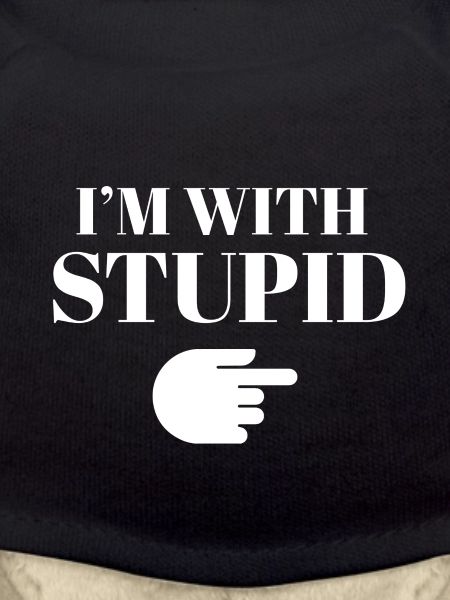 i'm with stupid