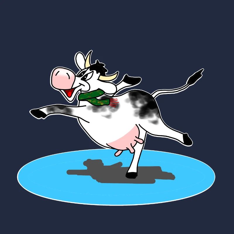 Cow on the ice