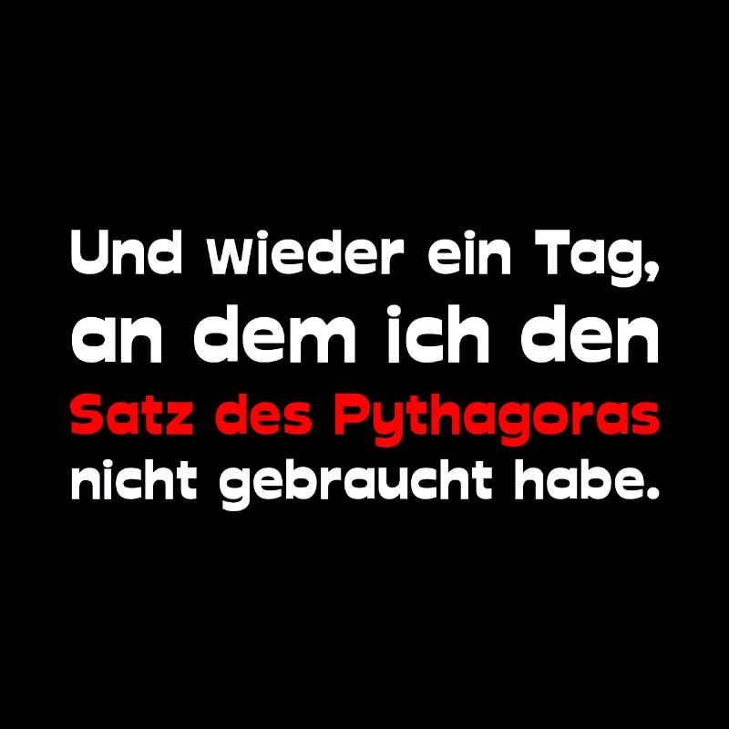 Satz des Pythagoras nicht gebraucht