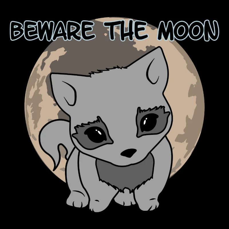 Loup-garou et lune
