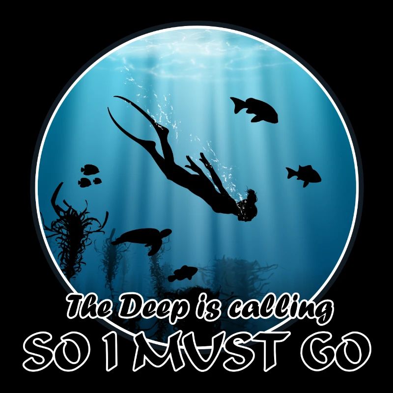 Freediver sea turtle fish