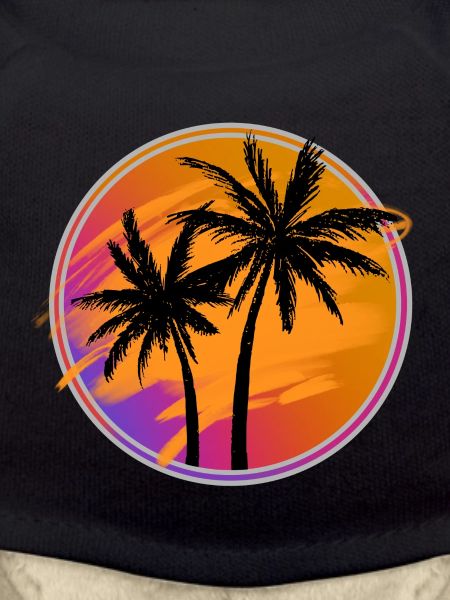 Palm trees retro