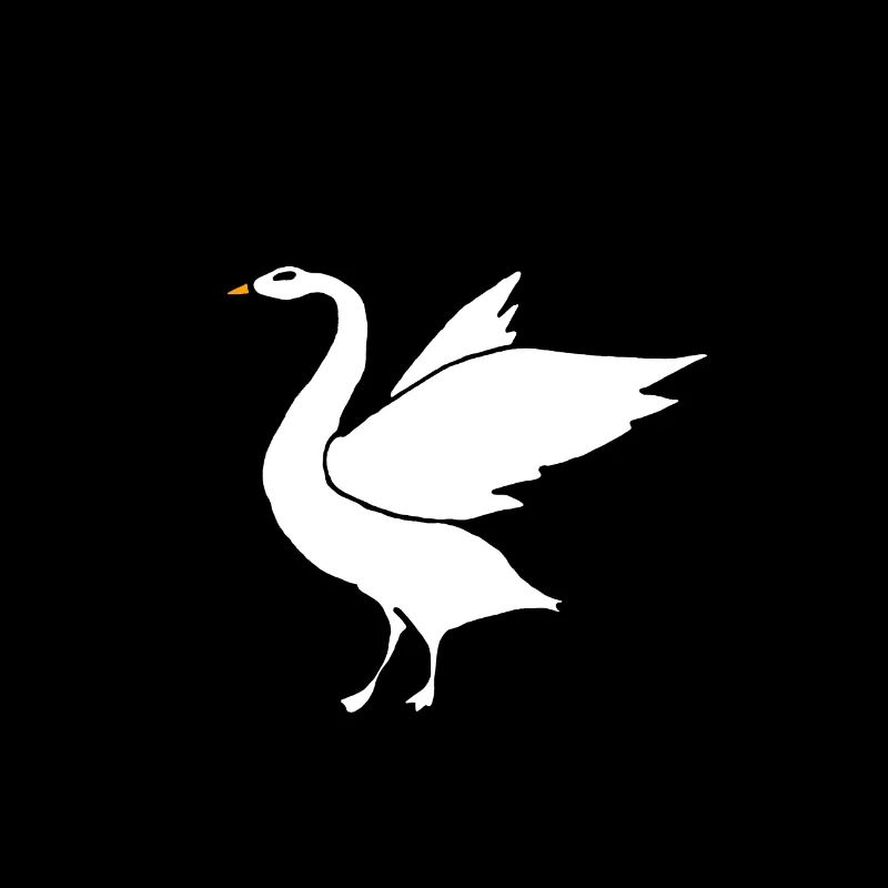 Gans, Flügel, Comic, Geschenkidee