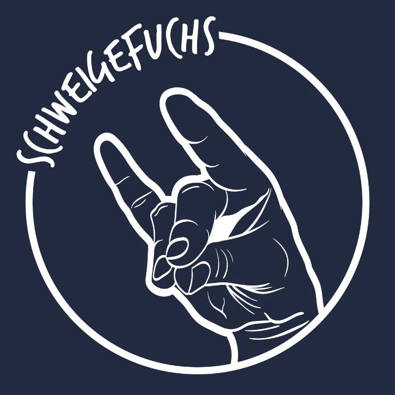 Eine nette Handgeste eines Schweigens Fox TShirt