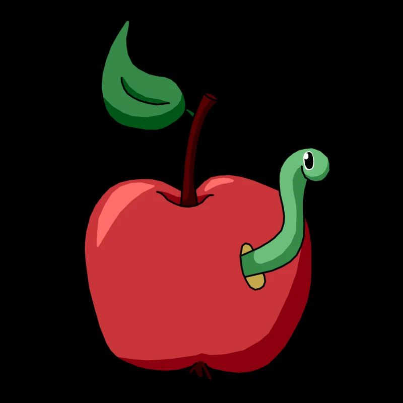 Apple and worm