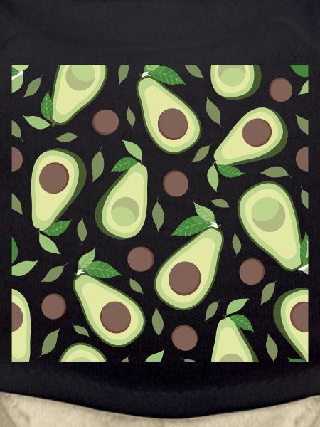 Eggplant and avocado pattern