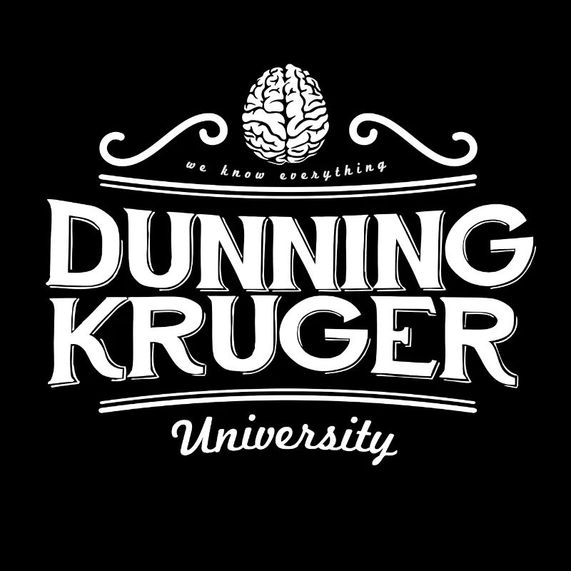 Dunning Kruger University white