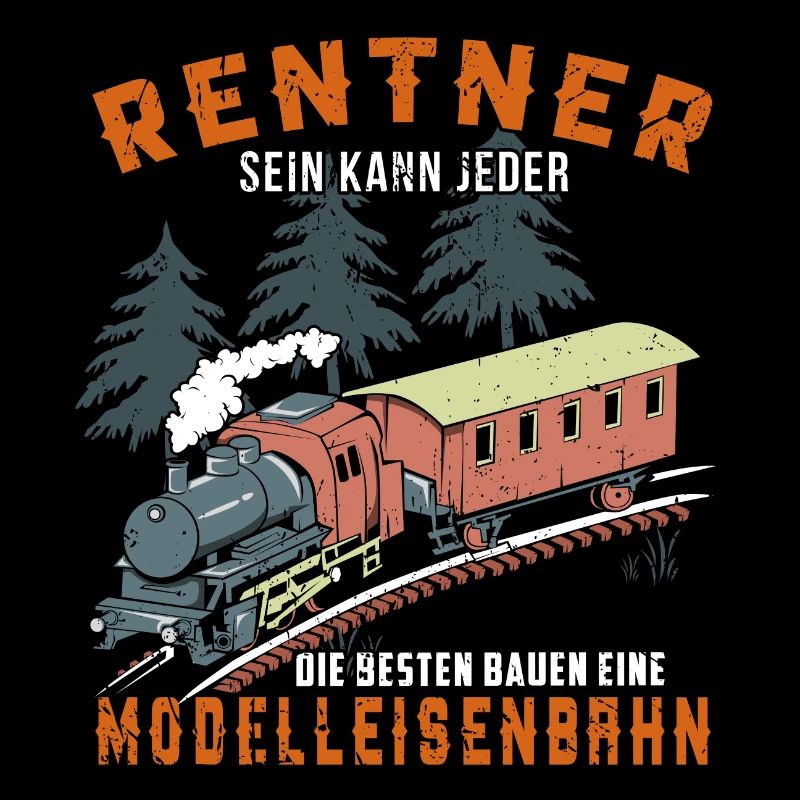 Modelleisenbahn Modellbauer Rentner Dampflok