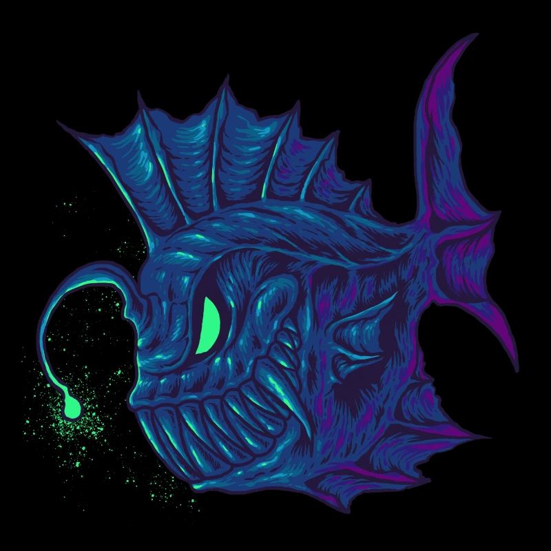 angler fish Dive Diver