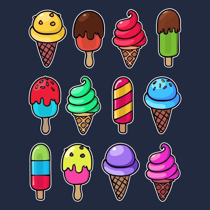 Glace Crème Glacée Snacking Summer Sun Vacation Chilling