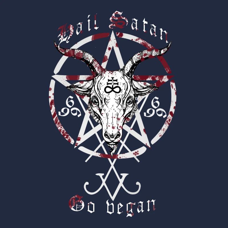 hail satan | go vegan