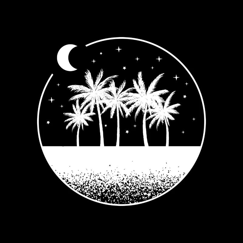Beach Sea Palms Holiday Sun