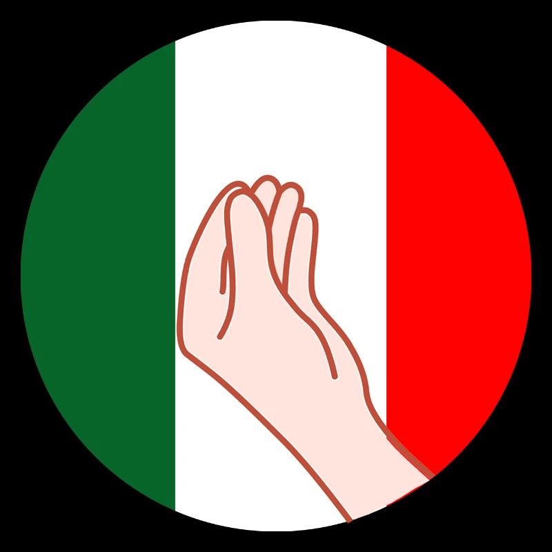 Funny Italian Humor Hand Gesture Pride Pizza