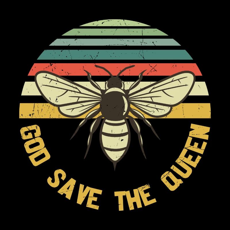 God Save The Queen Bumble Honey Bee