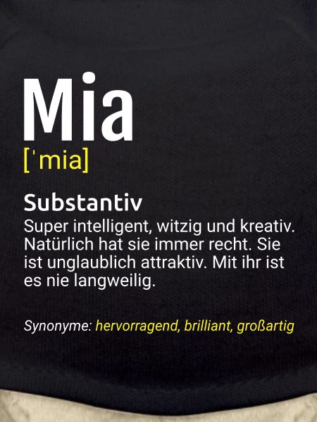 Mia Name Definition