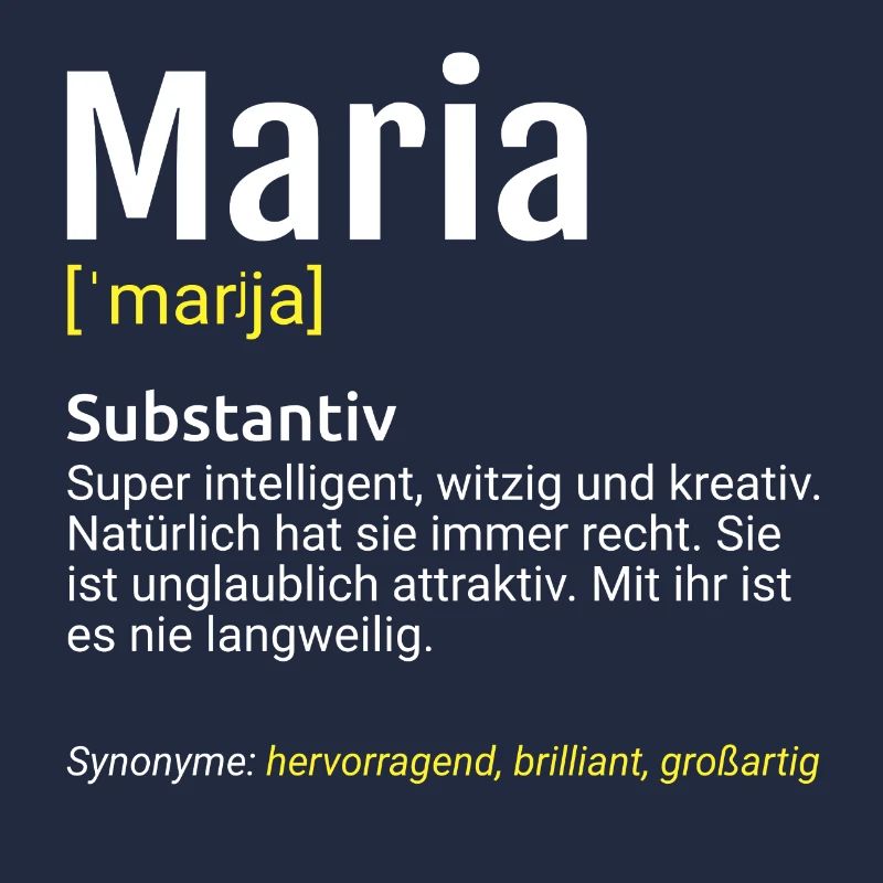 Maria Name Definition