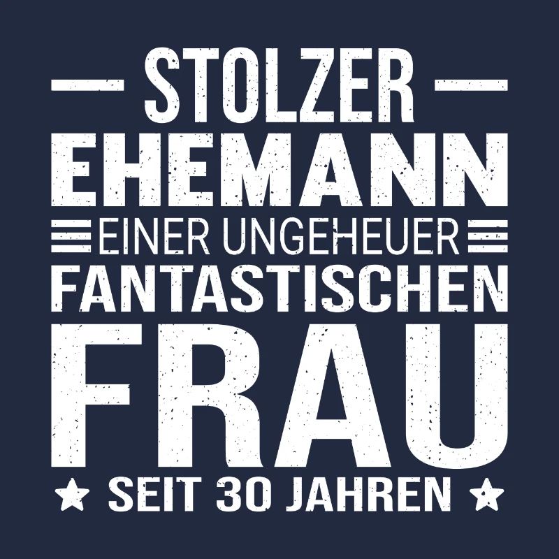 30 Hochzeitstag Perlenhochzeit Geschenk Ehemann