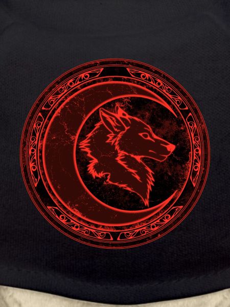 Wolf and Moon