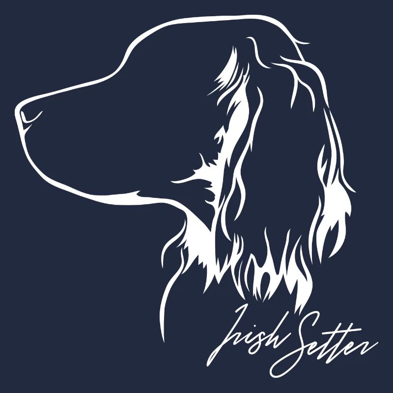 IRISH SETTER Profil Hunde Hund Wilsigns